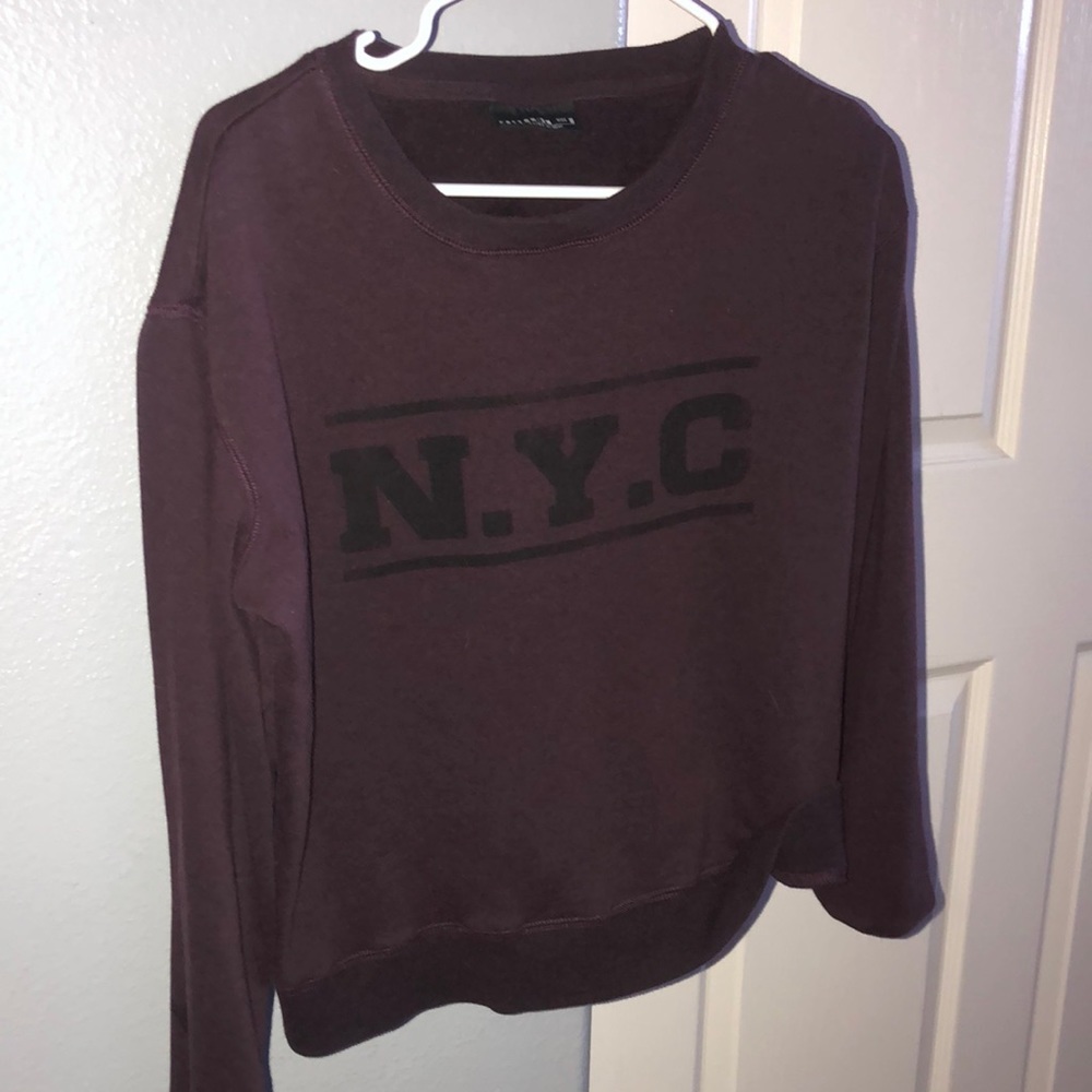 N.Y.C Dark Purple Sweater